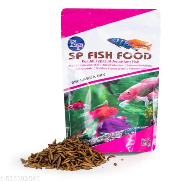 Sp_Black_Soldier_Fly_Larva_Dry_Protein_Fish_Food_100Gm_Pouch_Pack_Of_2
