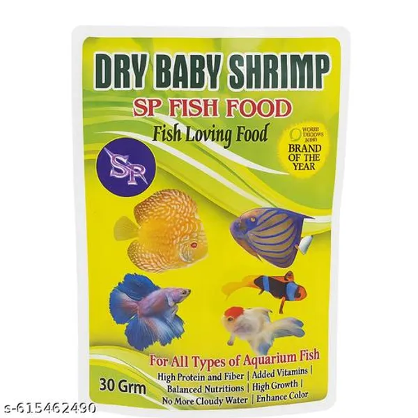 Sp_Dry_Baby_Shrimp_30Gm_Pouch_Prawn_Dry_Freeze_Dried_Shrimp_Treat_Natural_Dry_Fruits_For_Freshwater_And_Marine_Young_Adult_Fish_Pack_Of_1