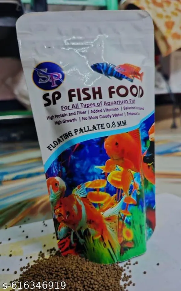 Sp_Floating_Pallate_For_All_Fishes_0_8Mm_100Gm_Pouch_For_All_Types_Of_Aquarium_Fish_High_Protein_And_Fiber_Added_Vitamins_Balanced_Nutritions