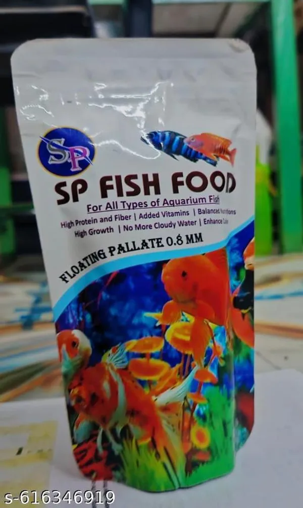 Sp_Floating_Pallate_For_All_Fishes_0_8Mm_100Gm_Pouch_For_All_Types_Of_Aquarium_Fish_High_Protein_And_Fiber_Added_Vitamins_Balanced_Nutritions
