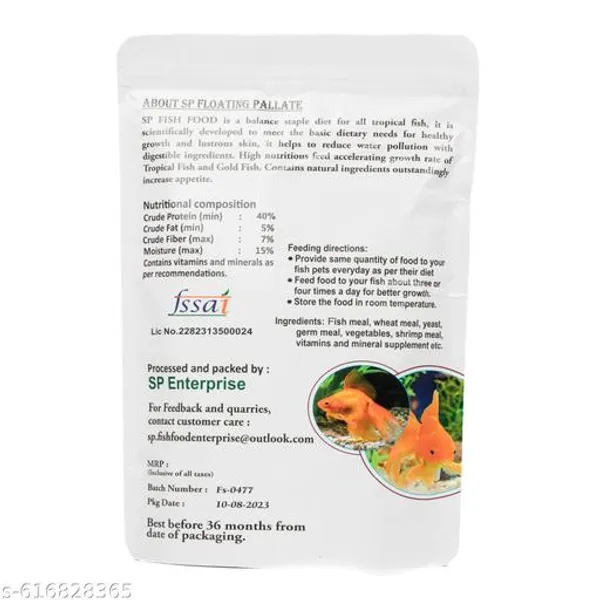 Sp_Floating_Pallate_For_All_Fishes_0_8mm_1Kg_Pouch_For_All_Types_Of_Aquarium_Fish_High_Protein_And_Fiber_Added_Vitamins_Balanced_Nutritions_High_Growth_No_More_Cloudy_Water_Enhance_Color