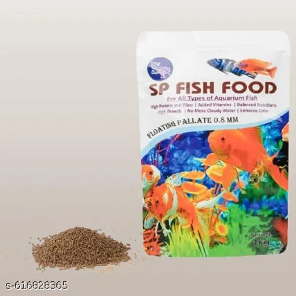 Sp_Floating_Pallate_For_All_Fishes_0_8mm_1Kg_Pouch_For_All_Types_Of_Aquarium_Fish_High_Protein_And_Fiber_Added_Vitamins_Balanced_Nutritions_High_Growth_No_More_Cloudy_Water_Enhance_Color
