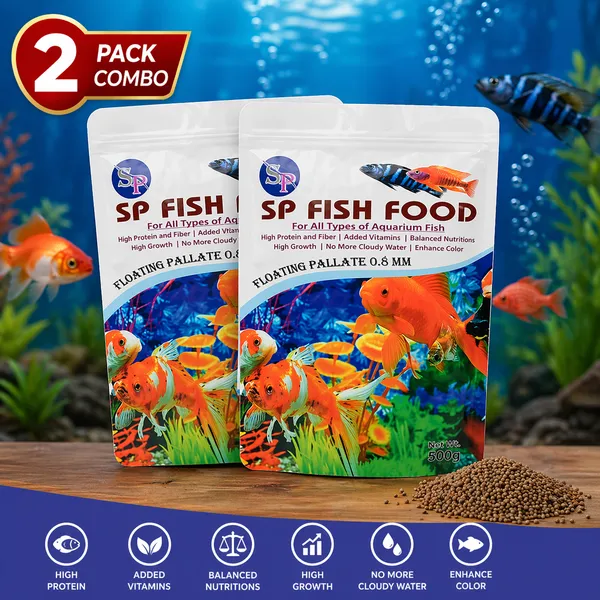 Sp_Floating_Pallate_For_All_Fishes_0_8Mm_500Gm_Pouch_For_All_Types_Of_Aquarium_Fish_High_Protein_And_Fiber_Added_Vitamins_Balanced_Nutritions