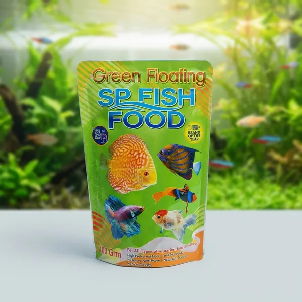 Green_Floating_Premium_Aquatic_Pellets_For_Tropical_Fish_100_grm