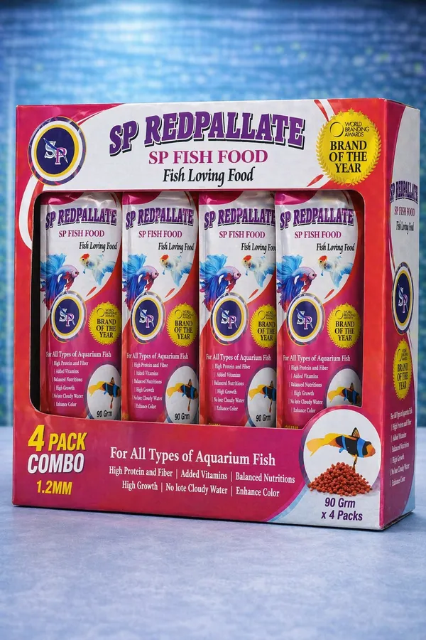 Sp_Redpallate_Fish_Food_1.2Mm_Floating_Pellets_For_Aquarium_Fish_90G