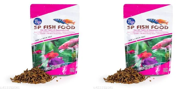 Sp_Black_Soldier_Fly_Larva_Dry_Protein_Fish_Food_100Gm_Pouch_Pack_Of_2