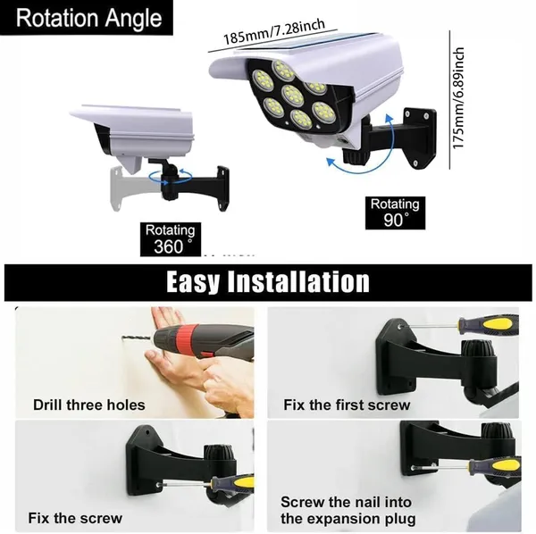 White_Solar_Powered_Motion_Sensor_Security_Light_With_Remote_Control_Outdoor_Waterproof_Wall_Lamp