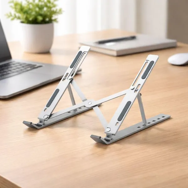 Silver_Portable_Laptop_Stand_Adjustable_Height_Aluminum_Laptop_Riser_(6_Levels,_55-155Mm)