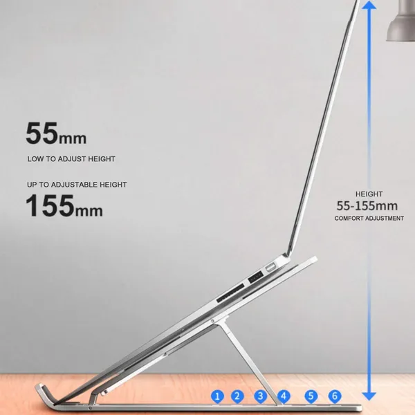 Silver_Portable_Laptop_Stand_Adjustable_Height_Aluminum_Laptop_Riser_(6_Levels,_55-155Mm)
