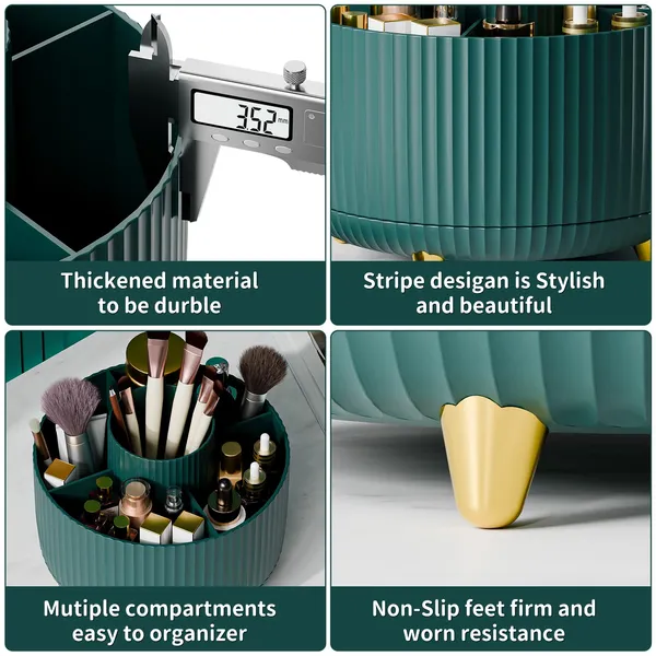 Teal_Green_With_Gold_Accents_Rotating_Makeup_Organizer_With_Tiered_Storage