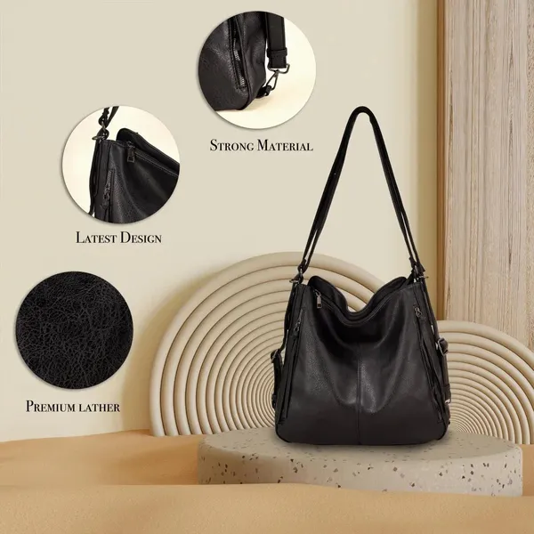 Black_Pu_Leather_Riviera_Daily_Handbag_For_Women