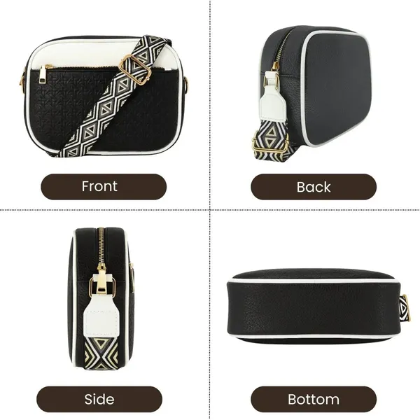 Black_&_White_Pu_Leather_Verra_Luxury_Handbag_For_Women