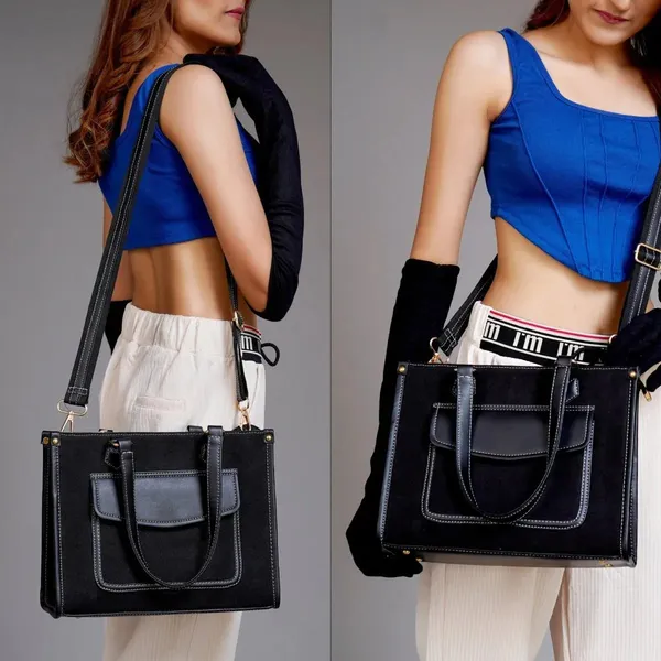 Black_Pu_Leather_Bella_Mini_Handbag_For_Women