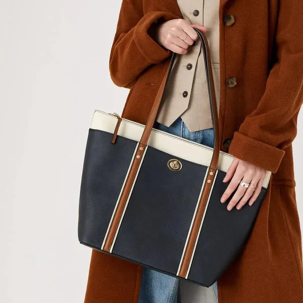 Dark_Blue_Pu_Leather_Nexa_Classic_Handbag_For_Women