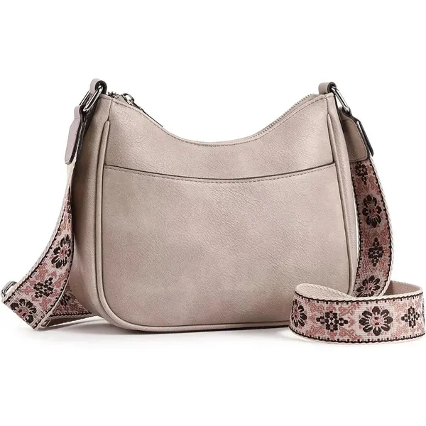 Beige_Pu_Leather_Nexa_Travel_Tote_Handbag_For_Women