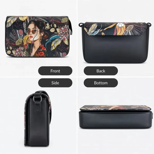 Black_Pu_Leather_Novella_Handbag_For_Women
