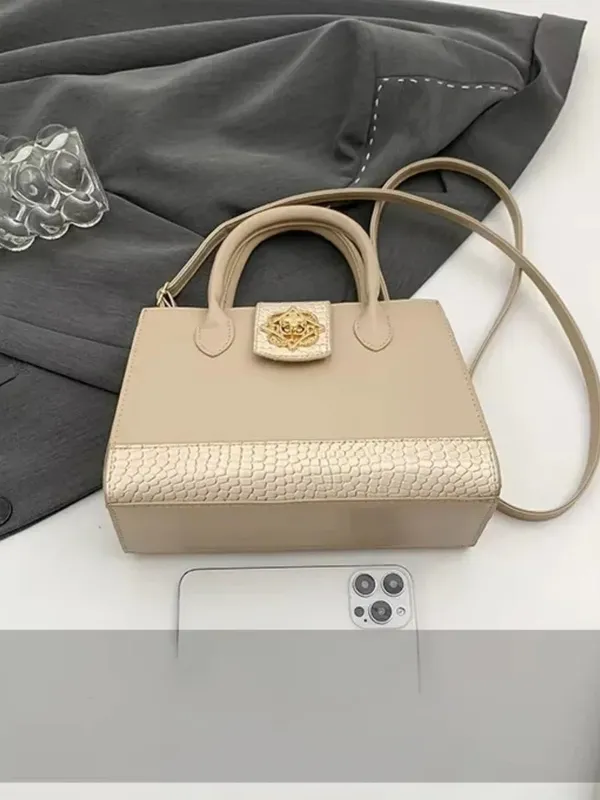 Biege_Pu_Leather_Zara_Daily_Handbag_For_Women