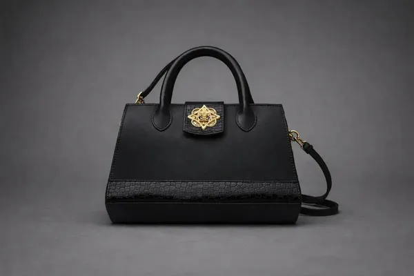 Black_Pu_Leather_Milano_Carry_Handbag_For_Women