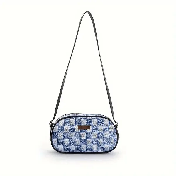 Blue_Pu_Leather_Noir_Satchel_Handbag_For_Women