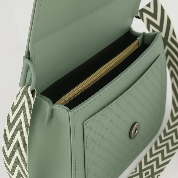Green_Pu_Leather_Zara_Shoulder_Handbag_For_Women