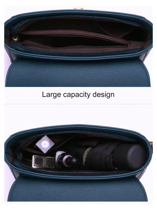 Blue_Pu_Leather_Noir_Daily_Handbag_For_Women