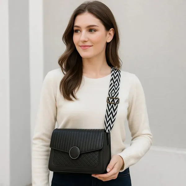 Black_Pu_Leather_Valencia_Elegant_Handbag_For_Women