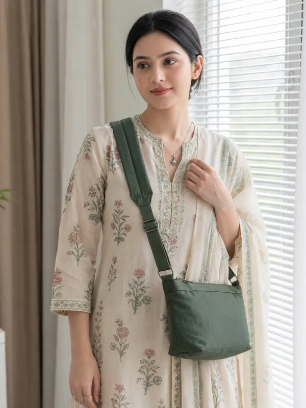 Minimalist_Dark_Green_Crossbody_Bag_Sling_&_Nylon_Shoulder_Bag