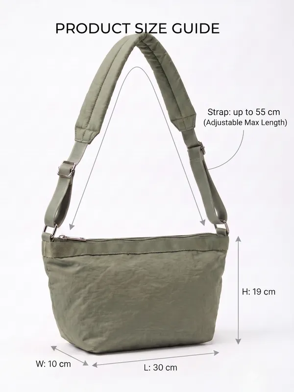 Minimalist_Olive_Green_Crossbody_Bag_Sling_&_Nylon_Shoulder_Bag