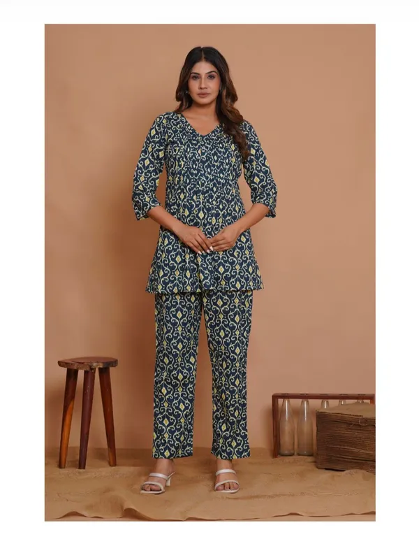 Blue_Cotton_Printed_Co-Ord_Set_For_Women