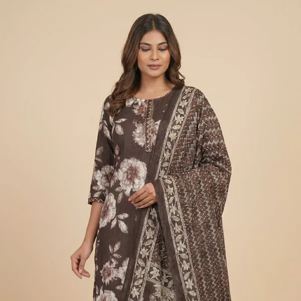 Grey_Cotton_Floral_Printed_Suit_Set_For_Women