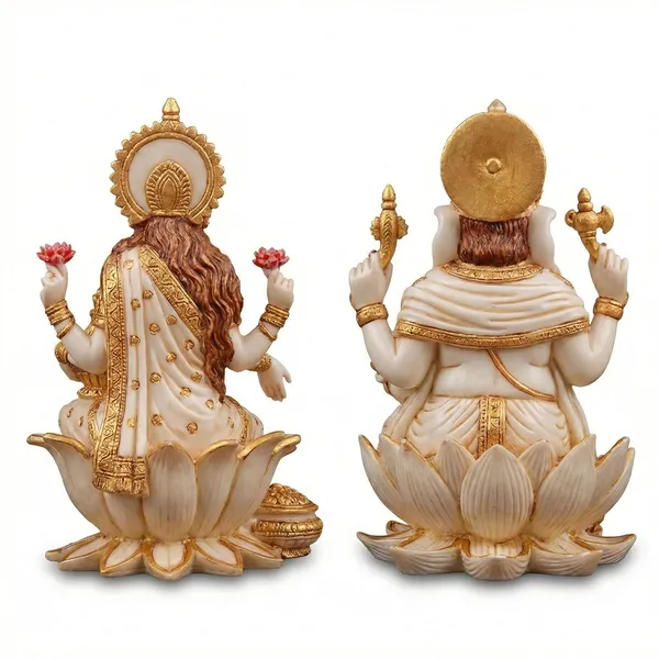Earthen_7_Lakshmi_Ganesh_Idol_Set_For_Pooja_18_Cm_Marble_Finish_Murti_Gold_Hand_Painted_Religious_Statue_Diwali_Gift_Home_Temple_Decor