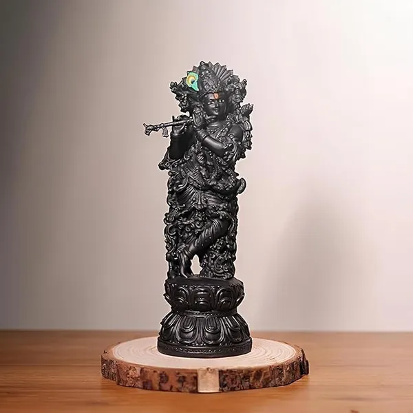 Earthen_Lord_Krishna_Idol_Hindu_Dev_Figurine_Krishna_Murti_Decorative_Handcrafted_Statue_Religious_Figurines_Krishna_With_Flute_Statue_Brass_Marble_Krishna_Idol_Murti_For_Car_Dashboard