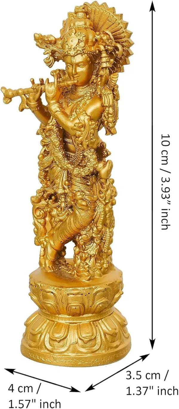 Earthen_Lord_Krishna_Idol_Hindu_Dev_Figurine_Krishna_With_Flute_Murti_Decorative_Handcrafted_Statue_Religious_Statue_Brass_Marble_Krishna_Idol_Murti_For_Car_Dashboard_10_X_30_Cm
