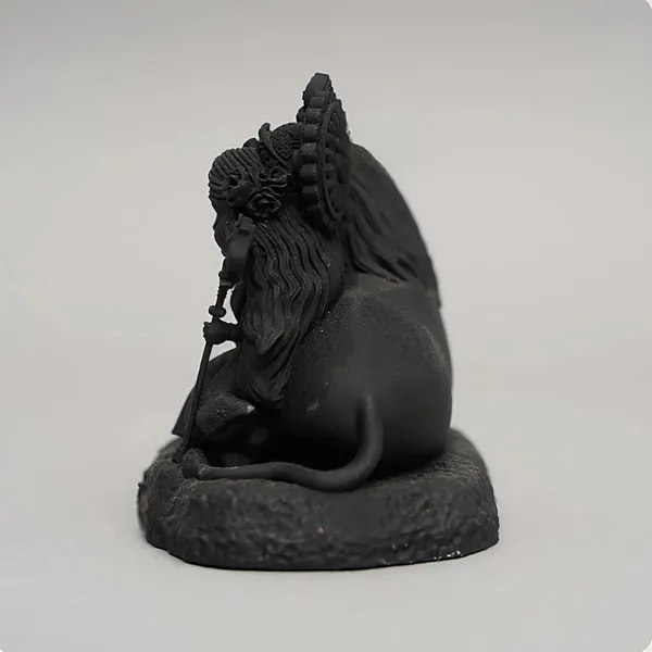 Earthen_Baal_Durga_Maa_On_Lion_Idol_Cute_Sherawali_Mata_Murti_For_Car_Dashboard_Home_Decor_Miniature_Goddess_Statue_For_Navratri