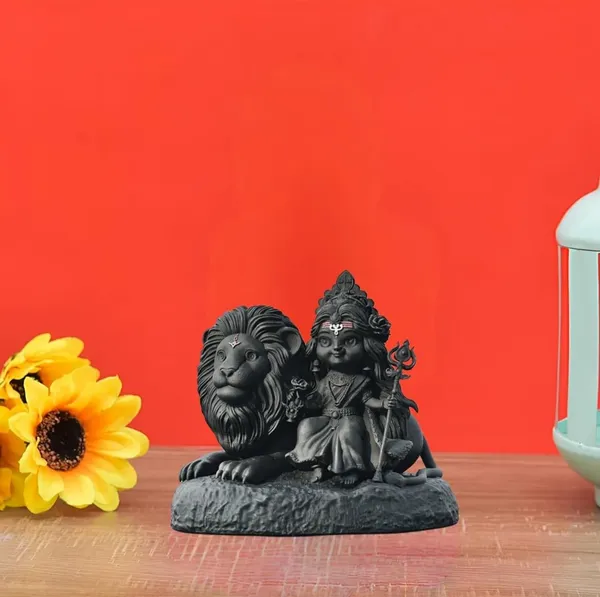 Earthen_Baal_Durga_Maa_On_Lion_Idol_Cute_Sherawali_Mata_Murti_For_Car_Dashboard_Home_Decor_Miniature_Goddess_Statue_For_Navratri