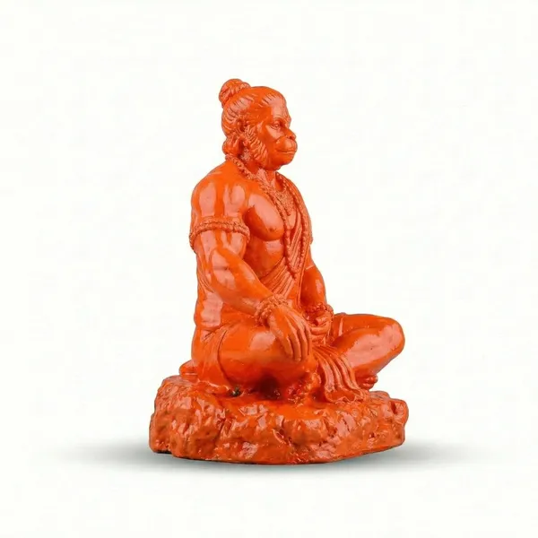 Earthen_Clays_Lord_Hanuman_Idol_For_Car_Dashboard_Meditating_Bajrangbali_Murti_Vibrant_Sindoori_Orange_Premium_Polyresin_Statue_For_Car_Office_Home_Mandir_4_Inch_Orange