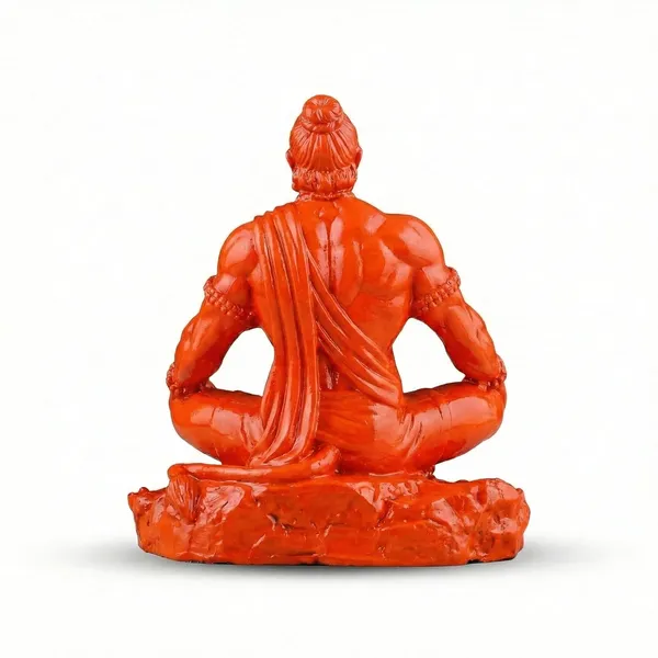 Earthen_Clays_Lord_Hanuman_Idol_For_Car_Dashboard_Meditating_Bajrangbali_Murti_Vibrant_Sindoori_Orange_Premium_Polyresin_Statue_For_Car_Office_Home_Mandir_4_Inch_Orange