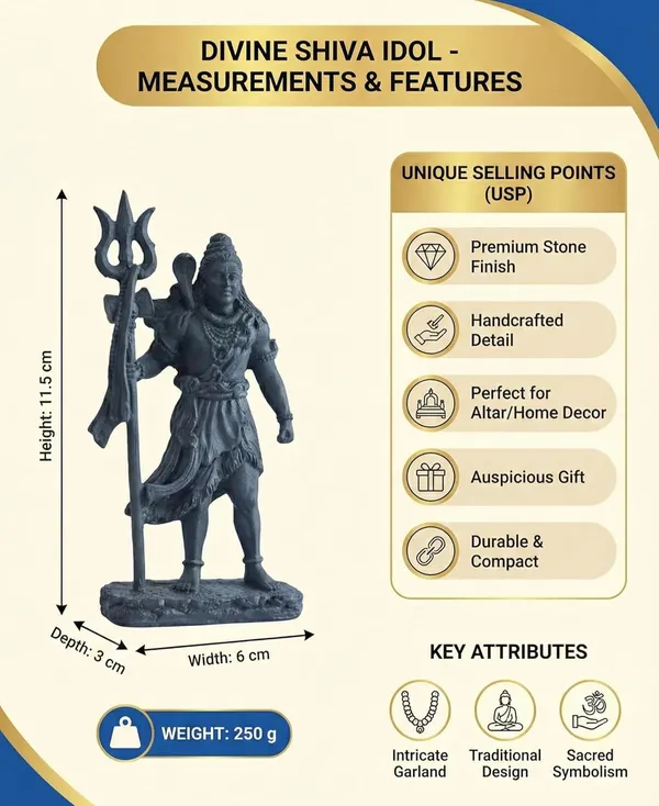 Anantkriti_Polyresin_Mahadev_Idol_Shiva_Statue_For_Home_Temple_Car_Dashboard_Office_Decor_Handcrafted_Spiritual_Gift_Item_11_5_Cm_Premium_Divine_Idol