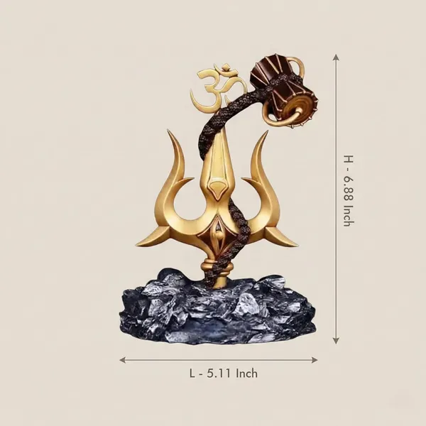 Anantkriti_Divine_Lord_Shiva_Trishul_With_Damru_And_Om_Symbol_Spiritual_Mahadev_Figurine_For_Home_Decor_Office_Desk_Car_Dashboard_Antique_Gold_Finish_Height_6_88_Inch