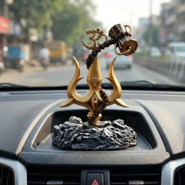 Anantkriti_Divine_Lord_Shiva_Trishul_With_Damru_And_Om_Symbol_Spiritual_Mahadev_Figurine_For_Home_Decor_Office_Desk_Car_Dashboard_Antique_Gold_Finish_Height_6_88_Inch
