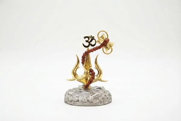Earthen_Gold_Plated_Lord_Shiva_Trishul_With_Damru_Om_Symbol_Stand_Metal_Idol_With_Rudraksha_Mala_Spiritual_Decor_For_Car_Dashboard_Pooja_Room_Office_Desk_Vastu_Showpiece_Gift