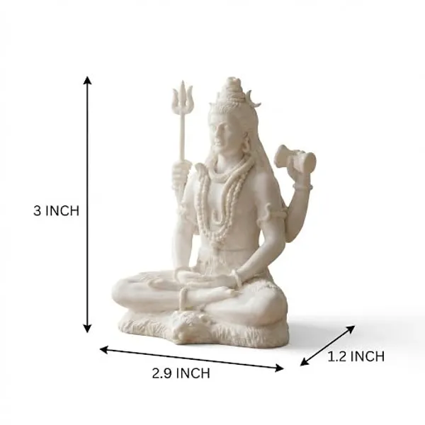 Earthen_Lord_Shiva_Meditating_Idol_With_Trishul_Damru_Mahadev_Murti_For_Home_Temple_Car_Dashboard_Office_Decor_3_Inch_White