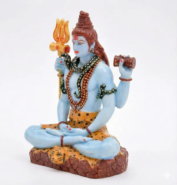 Earthen_Lord_Shiva_Meditating_Idol_With_Trishul_Damru_Large_Mahadev_Murti_For_Home_Temple_Living_Room_Pooja_Decor_8_Inch_Multicolor