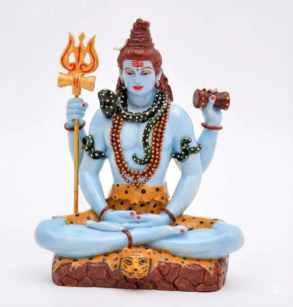 Earthen_Lord_Shiva_Meditating_Idol_With_Trishul_Damru_Large_Mahadev_Murti_For_Home_Temple_Living_Room_Pooja_Decor_8_Inch_Multicolor
