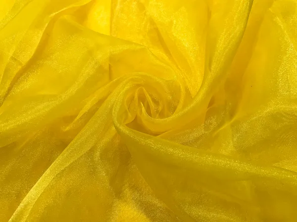 Yellow_Plain_Organza_Fabric_(Price_Per_Meter)