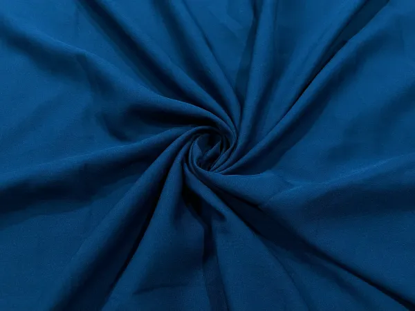 Peacock_Blue_Plain_American_Crepe_Fabric_(Price_Per_Meter)