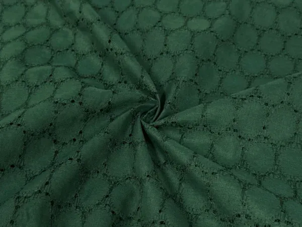 Bottle_Green_Embroidered_Hakoba_Cotton_Fabric_(Price_Per_Meter)