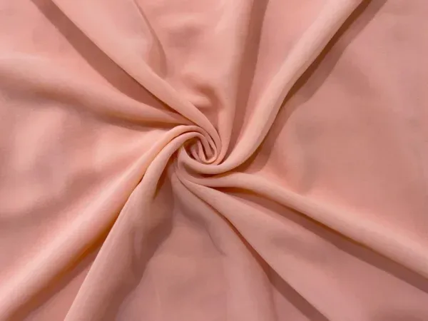 Peach_Orange_Plain_Georgette_Fabric_(Price_Per_Meter)
