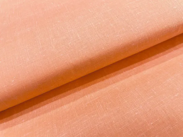 Peach_Orange_Plain_Cotton_Linen_Fabric_(Price_Per_Meter)