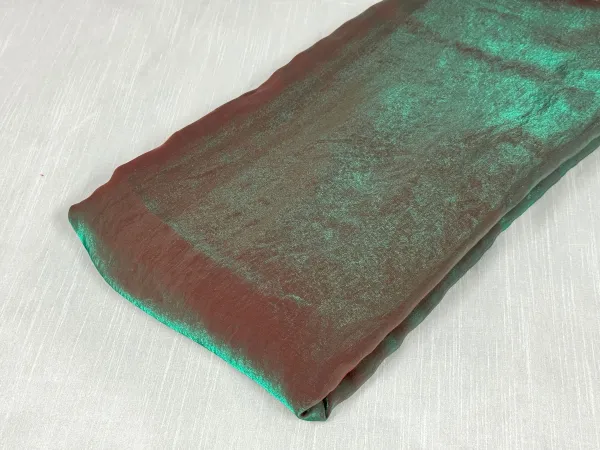 Red_Green_Two_Tone_Plain_Soft_Fendi_Silk_Fabric_(Price_Per_Meter)